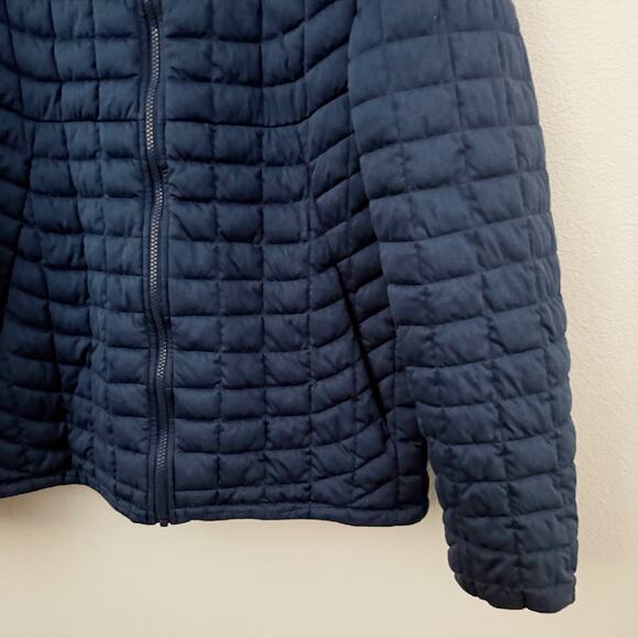 BEN SHERMAN | Navy Blue Quilted Puffer Full Zip Men's Soft Warm | Size Medium - Picture 4 of 9